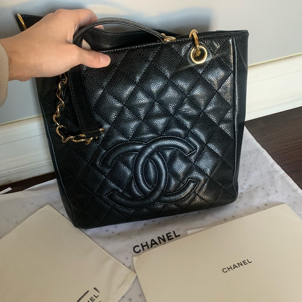- Authentic Chanel Tote Bag